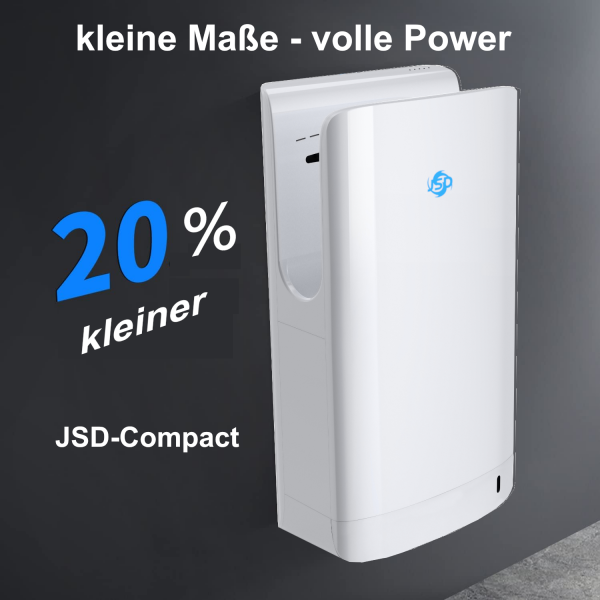 JSD Händetrockner Compact Weiß Leistungsstark